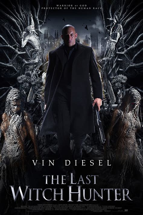 Vin diesel in the role of a witch hunter
